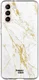 HappyCase Samsung Galaxy S21 Hoesje Flexibel TPU Wit Marmer Print afbeelding 1