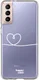 HappyCase Samsung Galaxy S21 Hoesje Flexibel TPU Hartje Print afbeelding 1