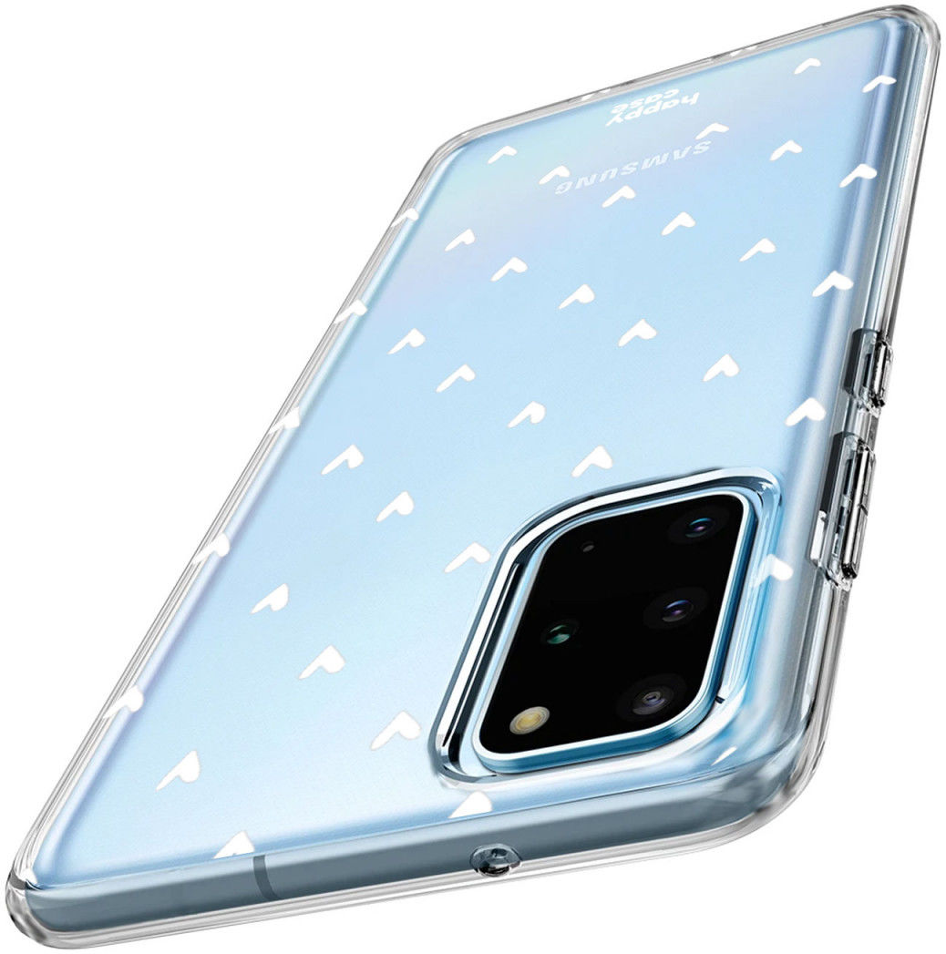 HappyCase Galaxy S20 FE Hoesje Flexibel TPU Hartjes Print afbeelding 9
