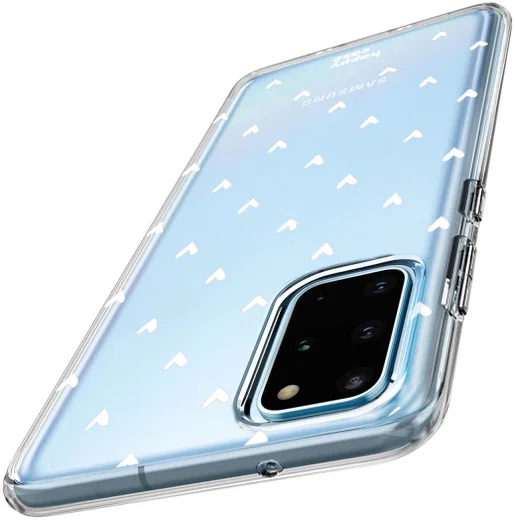 HappyCase Galaxy S20 FE Hoesje Flexibel TPU Hartjes Print afbeelding 9