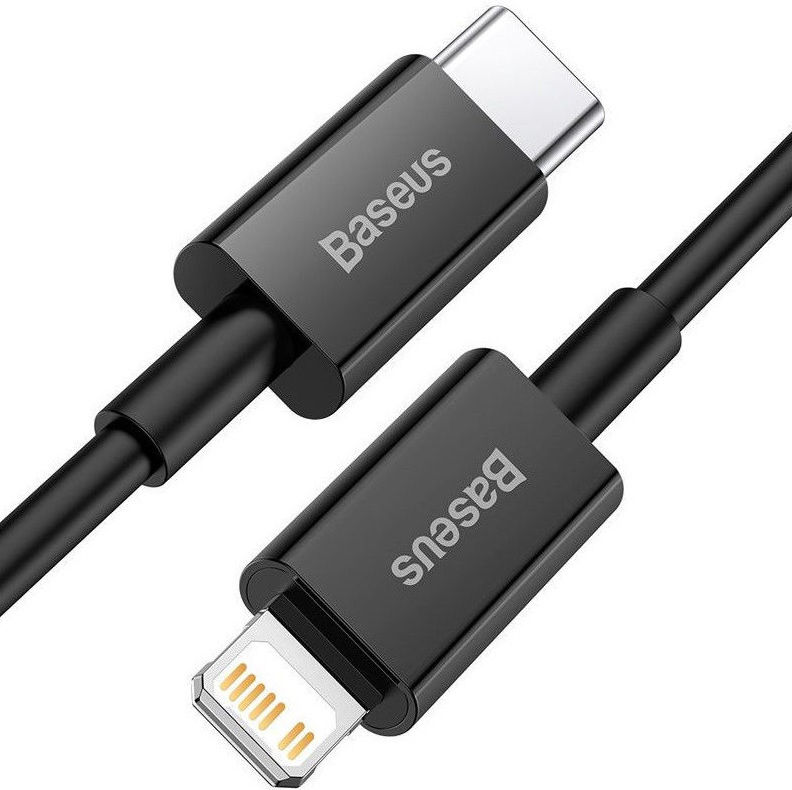 Baseus Superior Series USB-C naar Apple Lightning PD 20W 1 Meter Zwart afbeelding 2