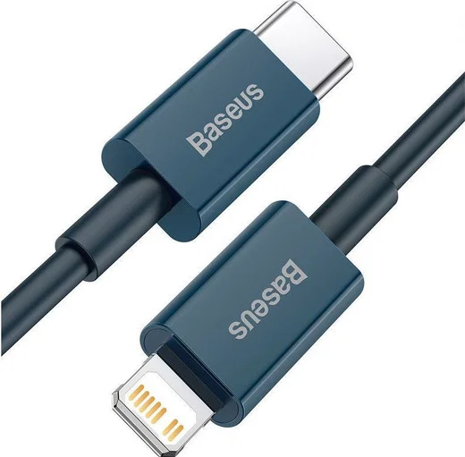Baseus Superior Series USB-C naar Apple Lightning PD 20W 1 Meter Blauw afbeelding 1