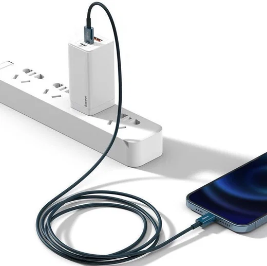 Baseus Superior Series USB-C naar Apple Lightning PD 20W 1 Meter Blauw afbeelding 2