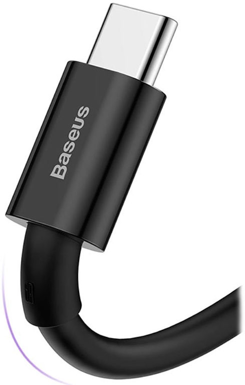 Baseus Superior Series USB-A naar USB-C Kabel 66 Watt 1 Meter Zwart afbeelding 3