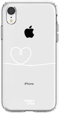 HappyCase Apple iPhone XR Hoesje Flexibel TPU Hartje Print