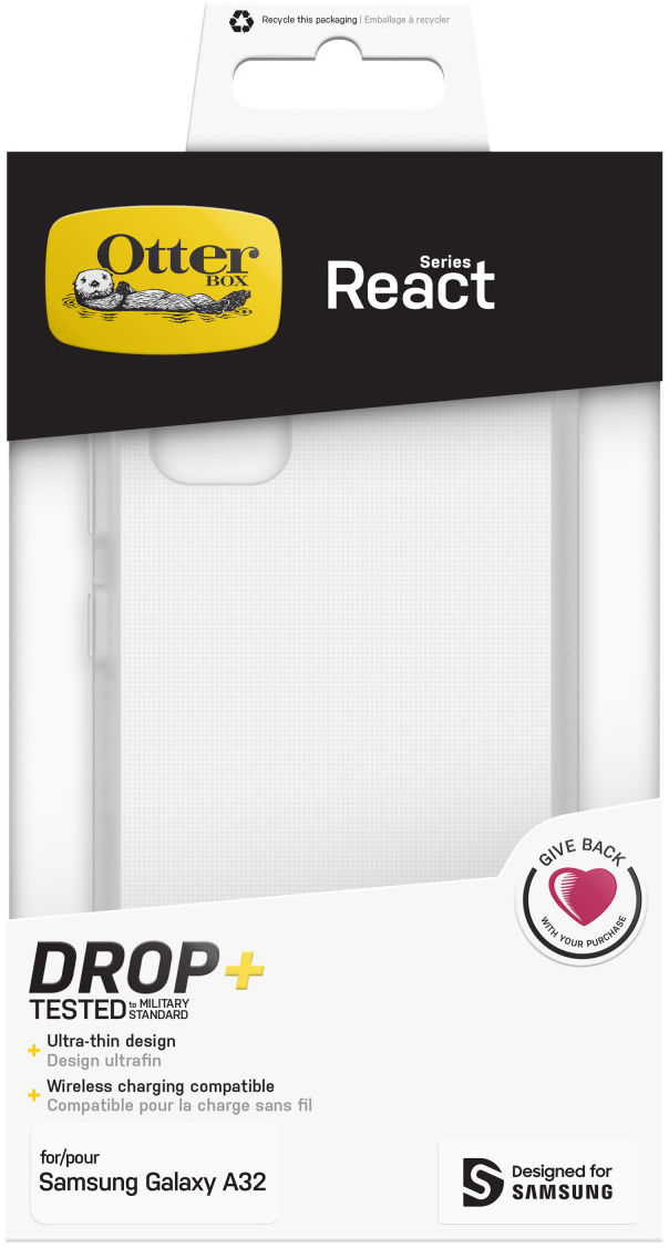 OtterBox React Samsung Galaxy A32 4G Hoesje Transparant afbeelding 9