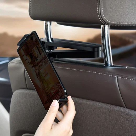 Baseus Verstelbare Tablet/Smartphone Houder Hoofdsteun voor in de Auto afbeelding 11