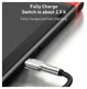 Baseus Cafule Series USB-C naar USB-C Kabel Metaal 100W 1m Zwart afbeelding 5