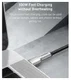 Baseus Cafule Series USB-C naar USB-C Kabel Metaal 100W 1m Zwart afbeelding 7