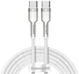 Baseus Cafule Series USB-C naar USB-C Kabel Metaal 100W 2m Wit afbeelding 1