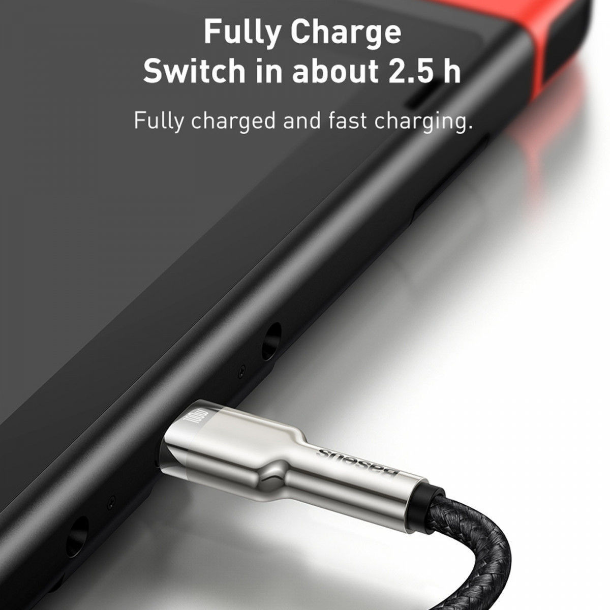 Baseus Cafule Series USB-C naar USB-C Kabel Metaal 100W 2m Wit afbeelding 6