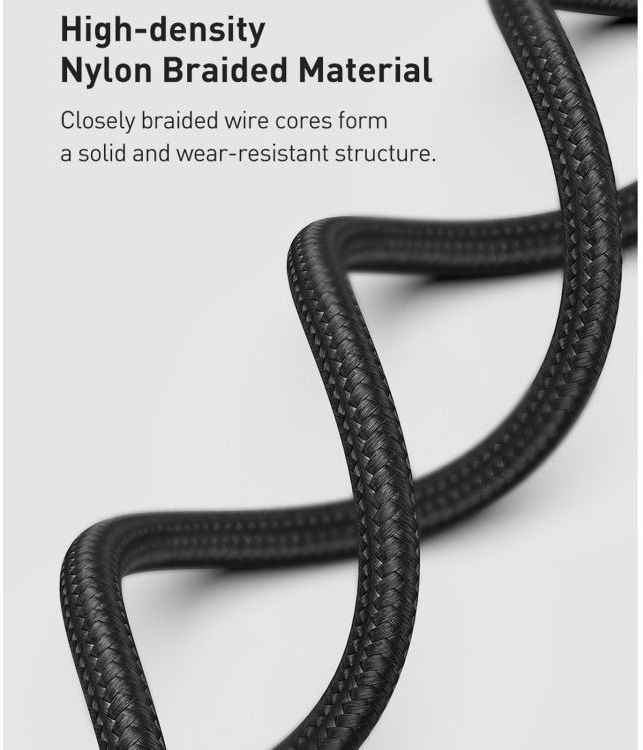 Baseus Cafule Series USB-C naar Apple Lightning Kabel PD 20W 1m Zwart afbeelding 11