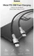 Baseus Cafule Series USB-C naar Apple Lightning Kabel PD 20W 2m Zwart afbeelding 3