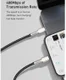 Baseus Cafule Series USB-C naar Apple Lightning Kabel PD 20W 2m Wit afbeelding 12