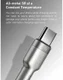 Baseus Cafule Series USB naar USB-C Kabel Metaal 40W 2m Wit afbeelding 8