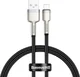 Baseus Cafule Series USB-A naar Lightning Kabel 25cm Metaal Zwart afbeelding 1