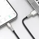 Baseus Cafule Series USB-A naar Lightning Kabel 25cm Metaal Zwart afbeelding 8
