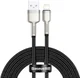 Baseus Cafule Series USB-A naar Lightning Kabel 2 Meter Metaal Zwart afbeelding 1