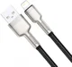Baseus Cafule Series USB-A naar Lightning Kabel 2 Meter Metaal Zwart afbeelding 3