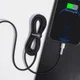 Baseus Cafule Series USB-A naar Lightning Kabel 2 Meter Metaal Zwart afbeelding 4