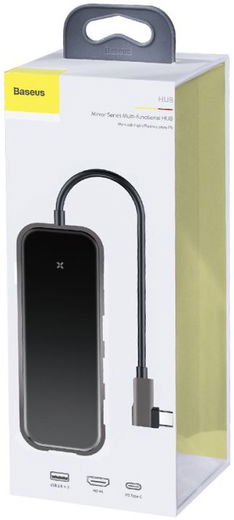 Baseus USB-C / USB / HDMI Hub 60W 5 Poorten voor Laptop/MacBook Grijs afbeelding 15