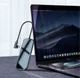 Baseus USB-C / USB / HDMI / SD 7-in-1 Hub voor Laptop/MacBook Grijs afbeelding 9