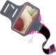 Mobiparts Comfort Fit Armband Samsung Galaxy A12 Sporthoesje Roze afbeelding 2