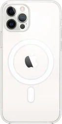 Apple iPhone 12 Pro Max Hoesje MagSafe Dun TPU Back Cover Transparant afbeelding