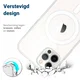Apple iPhone 12 Pro Max Hoesje MagSafe Dun TPU Back Cover Transparant afbeelding 3