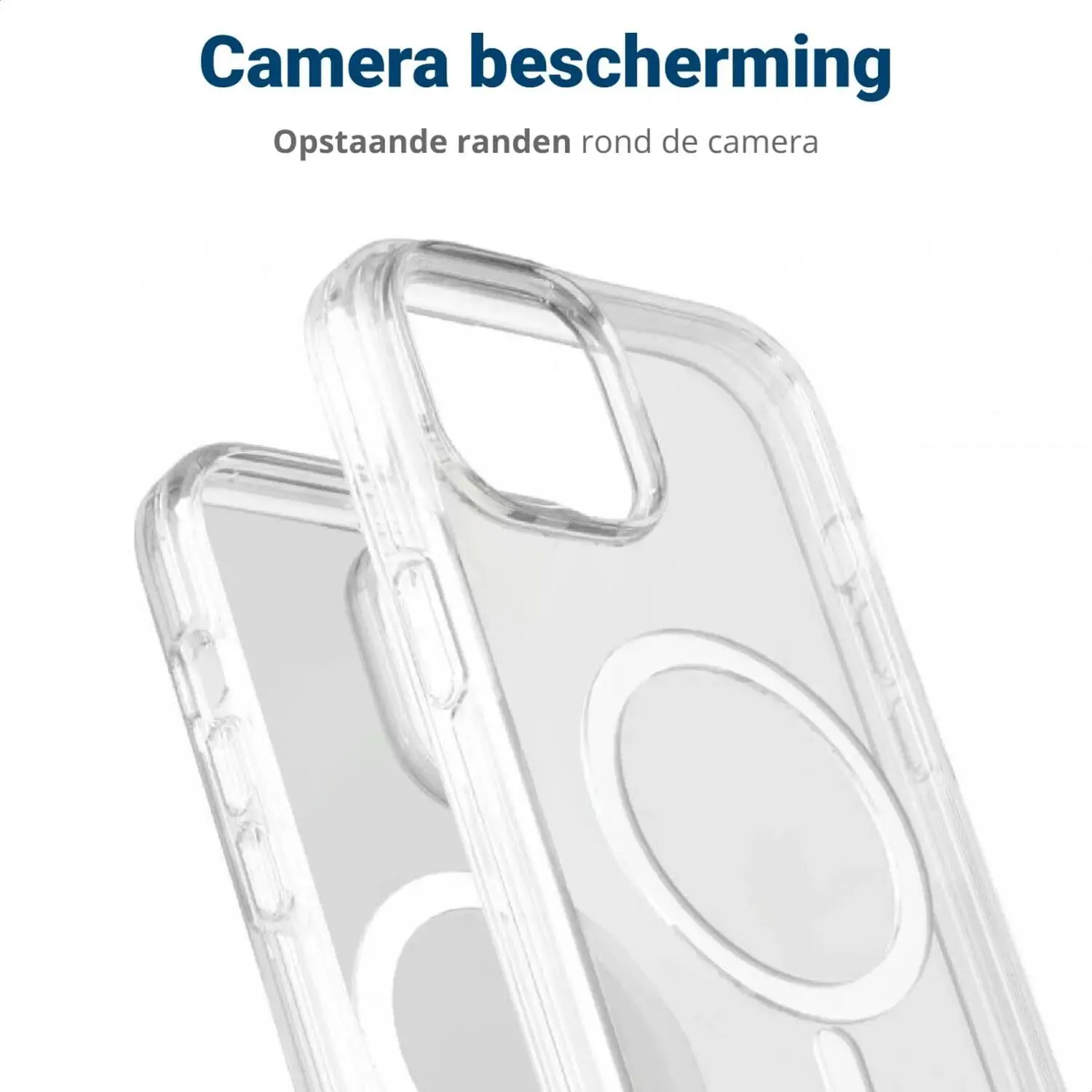 Apple iPhone 12 Pro Max Hoesje MagSafe Dun TPU Back Cover Transparant afbeelding 11
