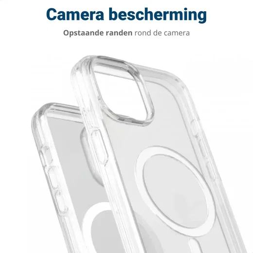 Apple iPhone 12 Pro Max Hoesje MagSafe Dun TPU Back Cover Transparant afbeelding 11