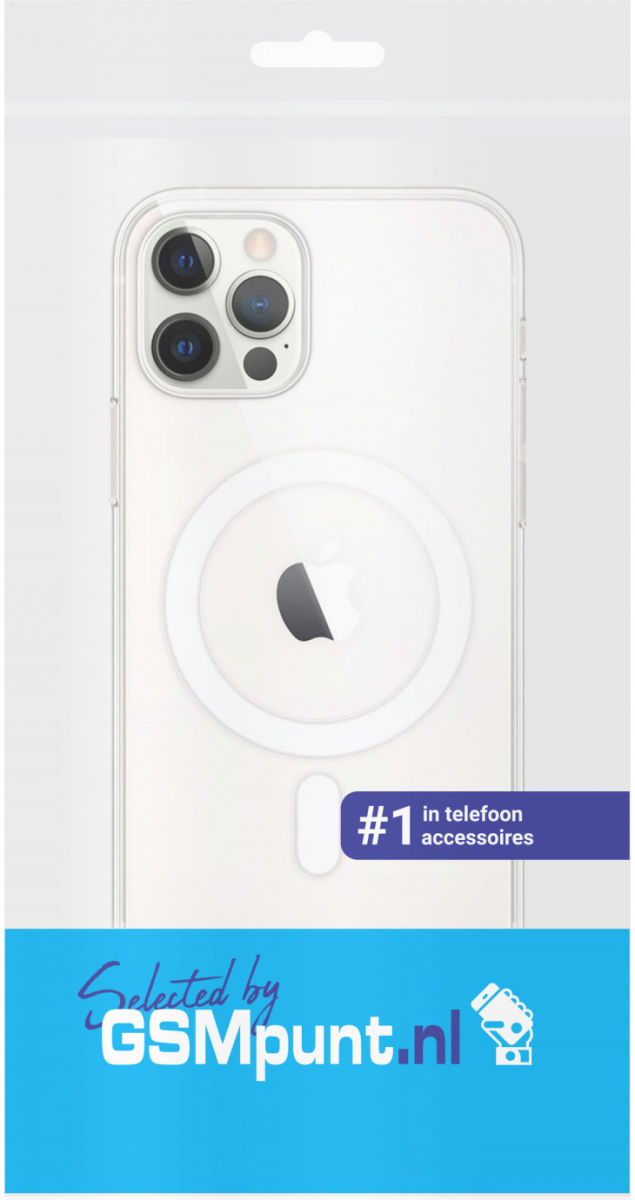 Apple iPhone 12 Pro Max Hoesje voor MagSafe Dun TPU Transparant afbeelding 13