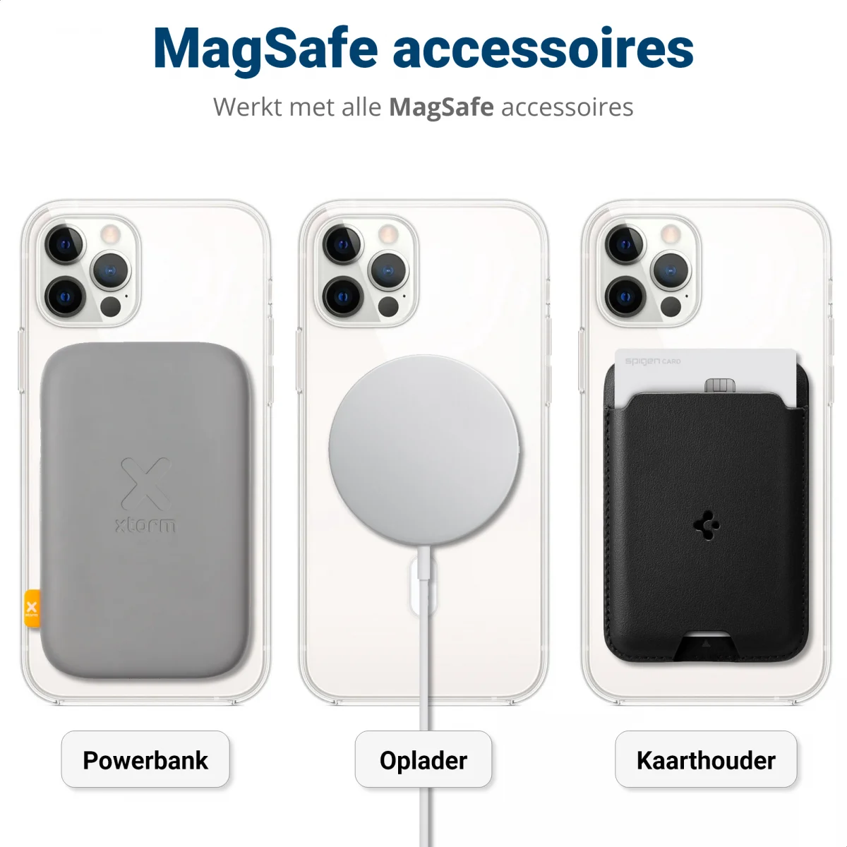 Apple iPhone 12 Pro Max Hoesje voor MagSafe Dun TPU Transparant afbeelding 4
