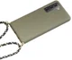 Samsung Galaxy S21 Plus Hoesje Back Cover Flexibel TPU met Koord Groen afbeelding 2