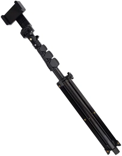 Uitschuifbare Tripod Stand / Selfie Stick voor Smartphones tot 6 Inch afbeelding 2