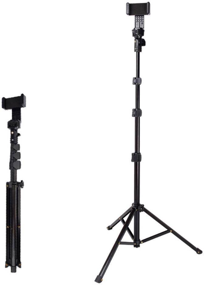 Uitschuifbare Tripod Stand / Selfie Stick voor Smartphones tot 6 Inch afbeelding 5