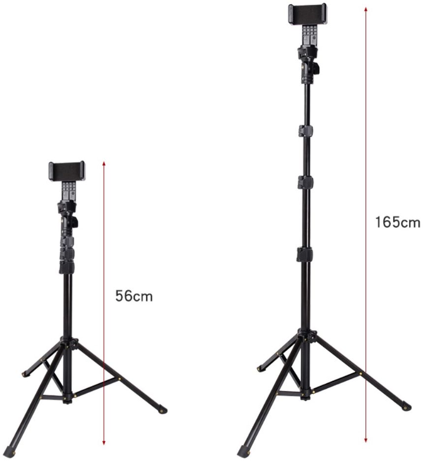 Uitschuifbare Tripod Stand / Selfie Stick voor Smartphones tot 6 Inch afbeelding 6