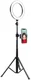 Selfie Ring Licht Tripod met Statief en Houder voor Smartphone Zwart afbeelding 1