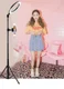 Selfie Ring Licht Tripod met Statief en Houder voor Smartphone Zwart afbeelding 5