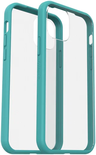 OtterBox React Apple iPhone 12 / 12 Pro Hoesje Transparant Blauw afbeelding 3