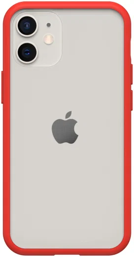 OtterBox React Apple iPhone 12 Mini Hoesje Transparant Rood afbeelding 2