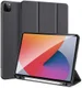 Dux Ducis Domo Apple iPad Pro 12.9 2021 Hoes Tri-Fold Book Case Zwart afbeelding 1