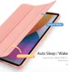 Dux Ducis Domo Apple iPad Pro 12.9 2021 Hoes Tri-Fold Book Case Roze afbeelding 3