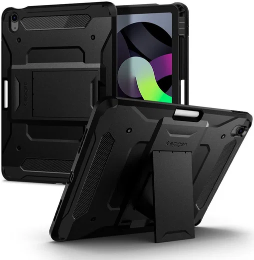 Spigen Tough Armor Pro Apple iPad Air 10.9 (2020) Hoes Zwart afbeelding 1
