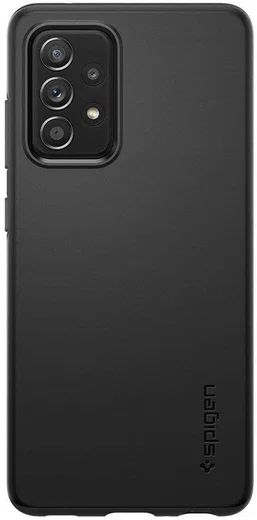 Spigen Thin Fit Samsung Galaxy A52 / A52S Hoesje Back Cover Zwart afbeelding 9