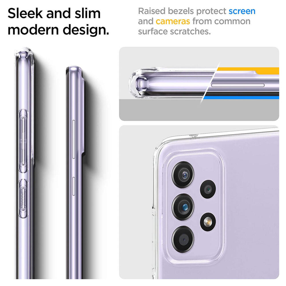 Spigen Liquid Crystal Samsung Galaxy A52 / A52S Hoesje Transparant afbeelding 7
