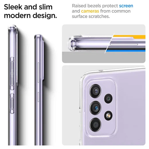 Spigen Liquid Crystal Samsung Galaxy A52 / A52S Hoesje Transparant afbeelding 7