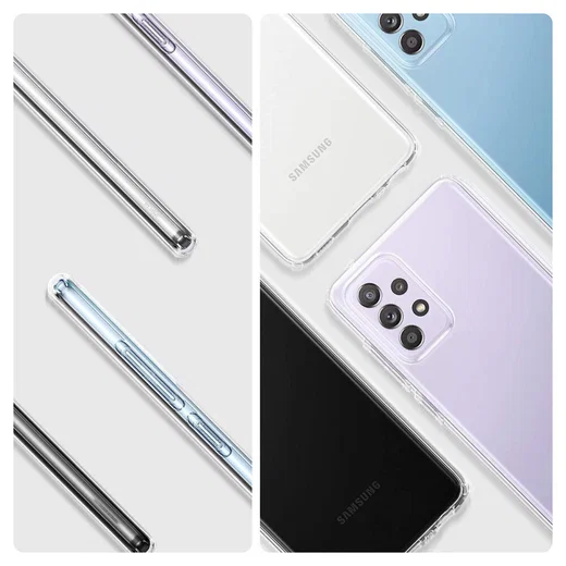 Spigen Liquid Crystal Samsung Galaxy A52 / A52S Hoesje Transparant afbeelding 8