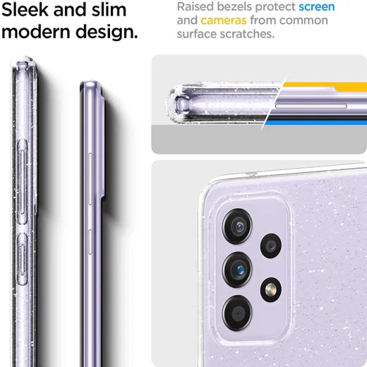 Spigen Liquid Crystal Samsung Galaxy A52 / A52S Hoesje Glitter afbeelding 6
