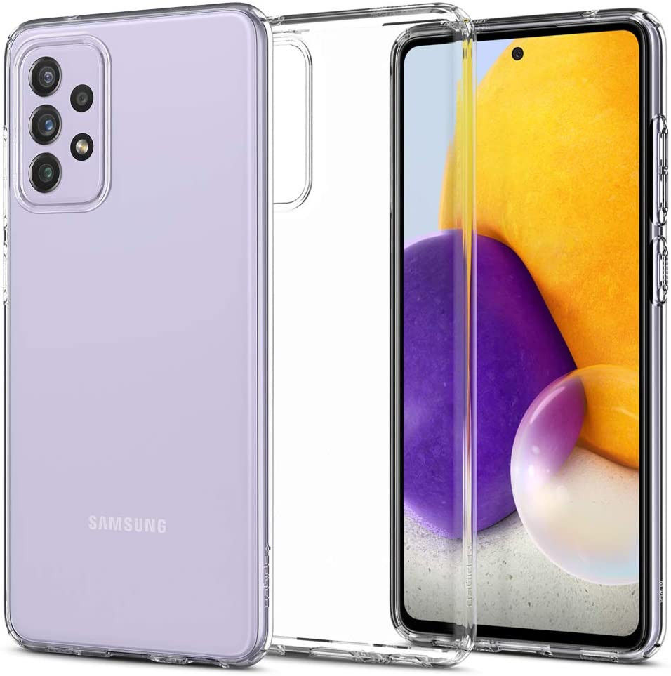 Spigen Liquid Crystal Samsung Galaxy A72 Hoesje Transparant afbeelding 1